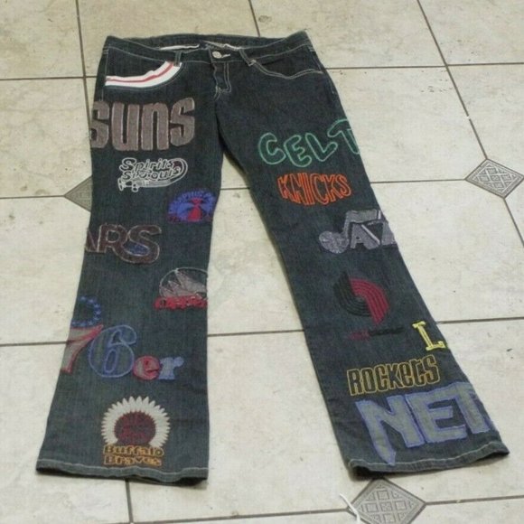 NBA Denim - Hardwood Classics Womens Jeans NBA Basketball 9